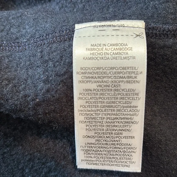NWT Polo Half-Zip Pullover Navy Fleece Jacket